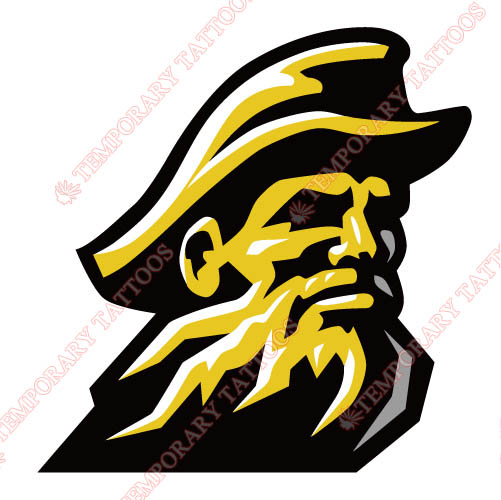 Appalachian St. Mountaineers 2004 Alternate Customize Temporary Tattoos Stickers NO.3720